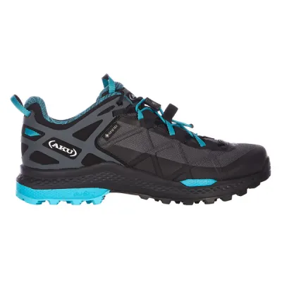 Aku Rocket Dfs Gtx Ws - Black/turquoise - Naiset - 5,5 - Partioaitta