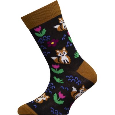 Sukkamestarit Merinovillasukat Kids - Kettu Kukka Multi - Unisex - 31-33 - Partioaitta