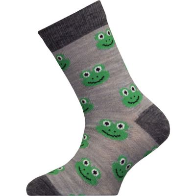 Sukkamestarit Merinovillasukat Kids - Sammakko Harmaa - Unisex - 28-30 - Partioaitta