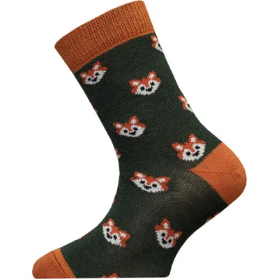 Sukkamestarit Merinovillasukat Kids - Kettu Vihreä - Unisex - 28-30 - Partioaitta, kuva 1 / 1