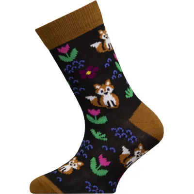 Sukkamestarit Merinovillasukat Kids - Kettu Kukka Multi - Unisex - 28-30 - Partioaitta, kuva 1 / 1