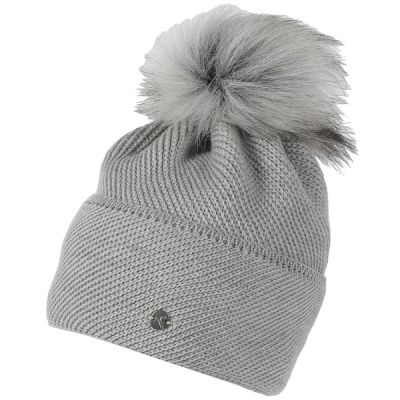 Salon Lakkitehdas Miska Beanie - Grey - Naiset - One Size - Partioaitta