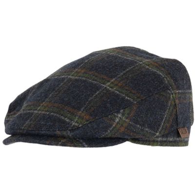 Salon Lakkitehdas Flat Cap Eero Gen Merino - Blue - Unisex - 60 - Partioaitta