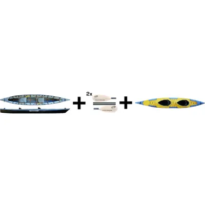 Pakboats Puffin Saranac Cheer Pack - Yellow/black - OneSize - Partioaitta