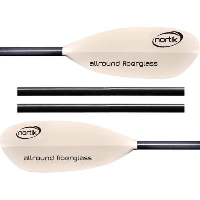 Nortik Allround Fiberglass 4pcs - White/black - 230CM - Partioaitta