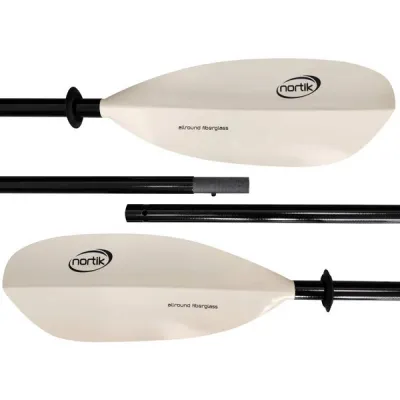 Nortik Allround Fiberglass 4pcs - White/black - 240cm - Partioaitta, kuva 1 / 1