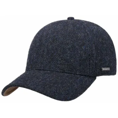Stetson Baseball Cap Wool Herringbone - Blue Herringbone - Unisex - L - Partioaitta, kuva 1 / 1