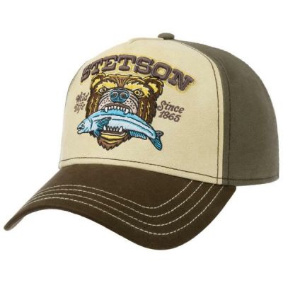 Stetson Trucker Cap Wild Life - Beige/brown - Unisex - OneSize - Partioaitta
