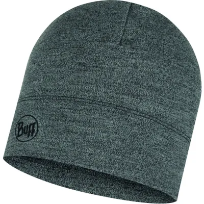 Buff Merino Midweight Beanie - Melange Light Grey - Unisex - OneSize - Partioaitta, kuva 1 / 1