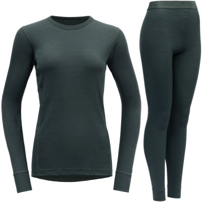Devold Outdoor Wool Set Wmn - Woods - Naiset - L - Partioaitta