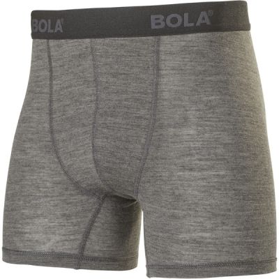 Bola Merino Boxer Double Pack  - Dk Grey Melange - Miehet - S - Partioaitta