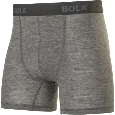 Bola Merino Boxer Double Pack  - Dk Grey Melange - Miehet - L - Partioaitta
