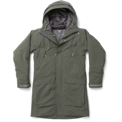 Talvitakki Houdini W' S Fall In Parka - Baremark Green - Naiset - L - Partioaitta