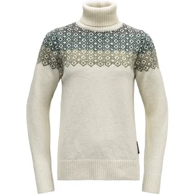 Devold Syvde Wool High Neck Wmn - Offwhite - Naiset - L - Partioaitta, kuva 1 / 1