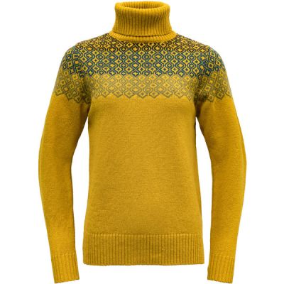 Devold Syvde Wool High Neck Wmn - Arrowwood - Naiset - S - Partioaitta
