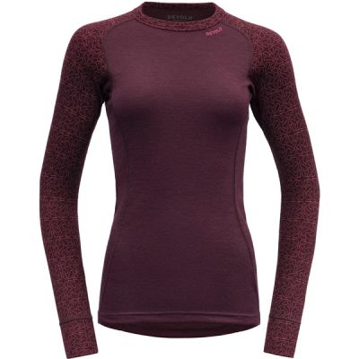 Devold Duo Active Merino 205 Shirt Wmn - Port - Naiset - L - Partioaitta