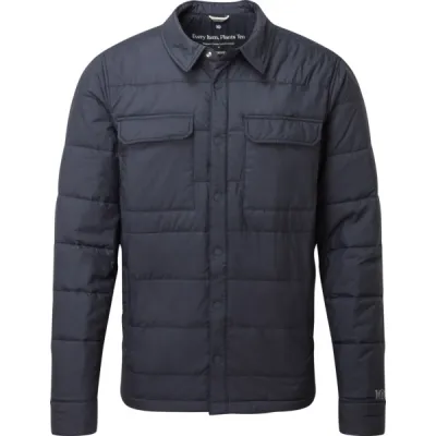 Tentree M Cloud Shell Shirt Jacket - Midnight Blue - Miehet - L - Partioaitta