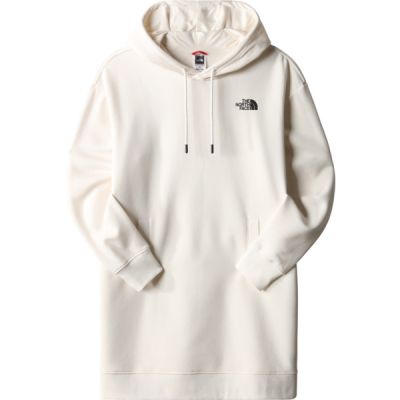 The North Face W Fleece Hoodie Dress - Gardenia White - Naiset - XS - Partioaitta