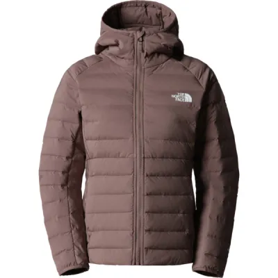Talvitakki The North Face W Belleview Stretch Down Hoodie - Deep Taupe - Naiset - S - Partioaitta, kuva 1 / 1