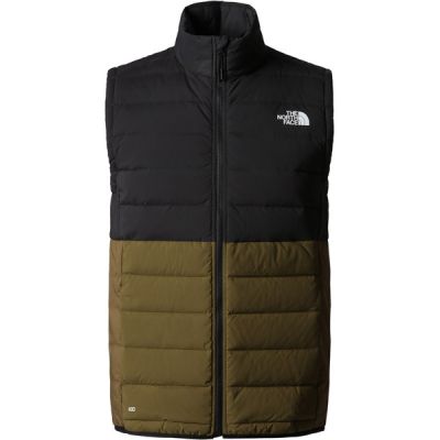 The North Face M Belleview Stretch Down Vest - Tnf Black-military Olive - Miehet - XL - Partioaitta