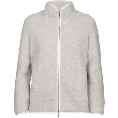 Icebreaker W Realfleece High Pile Ls Zip - Ecru Hthr/snow - Naiset - XS - Partioaitta, kuva 1 / 1