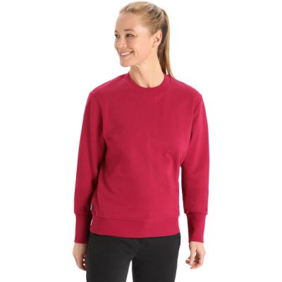 Icebreaker W Central Ii Ls Sweatshirt - Cherry - Naiset - M - Partioaitta | Alk. 79,95 €