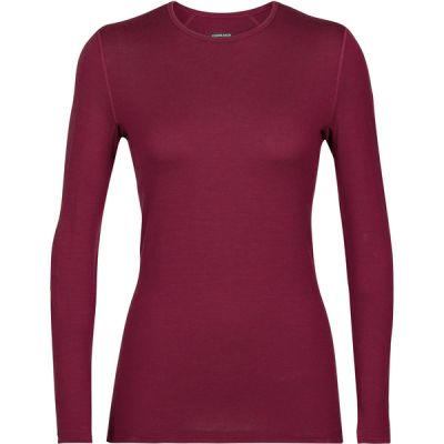 Icebreaker W Merino 260 Tech Ls Crewe - Cherry - Naiset - XL - Partioaitta | Alk. 79,00 €