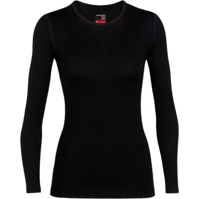 Icebreaker W Merino 260 Tech Ls Crewe - Black - Naiset - L - Partioaitta, kuva 1 / 1