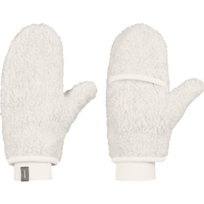 Icebreaker Icl Realfleece Sherpa Mittens - Ecru Hthr - Unisex - L - Partioaitta