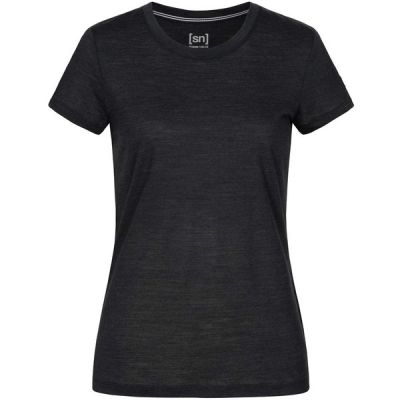 Supernatural W The Essential Tee - Jet Black Melange - Naiset - L - Partioaitta | Alk. 79,95 €