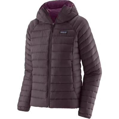 Talvitakki Patagonia W' S Down Sweater Hoody - Obsidian Plum - Naiset - L - Partioaitta, kuva 1 / 1