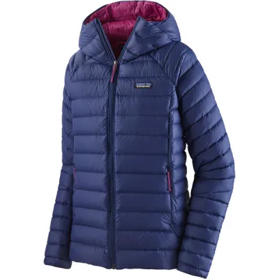 Talvitakki Patagonia W' S Down Sweater Hoody - Sound Blue - Naiset - XS - Partioaitta, kuva 1 / 1