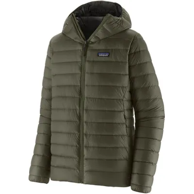 Talvitakki Patagonia M' S Down Sweater Hoody - Basin Green - Miehet - L - Partioaitta, kuva 1 / 1