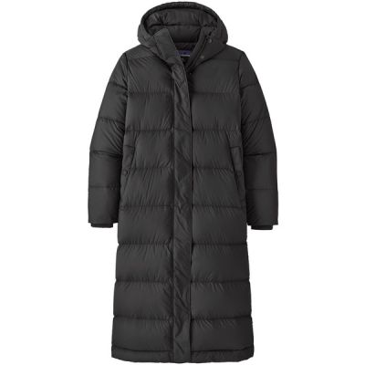 Untuvatakki Patagonia W' S Silent Down Long Parka - Black - Naiset - XL - Partioaitta