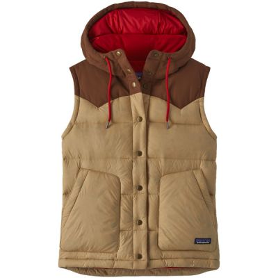 Patagonia W' S Bivy Hooded Vest - Tinamou Tan - Naiset - XL - Partioaitta