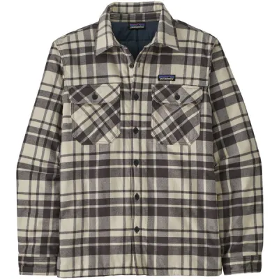 Patagonia M' S Insulated Organic Cotton Mw Fjord Flannel Shirt - Ice Caps: Smolder Blue - Miehet - M - Partioaitta, kuva 1 / 1