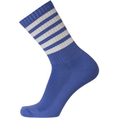 Sukkamestarit Merinovillasukat Sport - Taivaansininen 5 Stripes - Unisex - 43-46 - Partioaitta