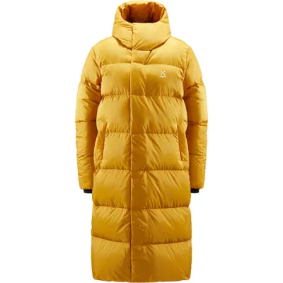 Untuvatakki Haglöfs Long Down Parka Women - Autumn Leaves - Naiset - S - Partioaitta, kuva 1 / 1