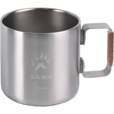 JÄRV Outdoor Funäs Steel Mug 350ml - Amber - OneSize - Partioaitta