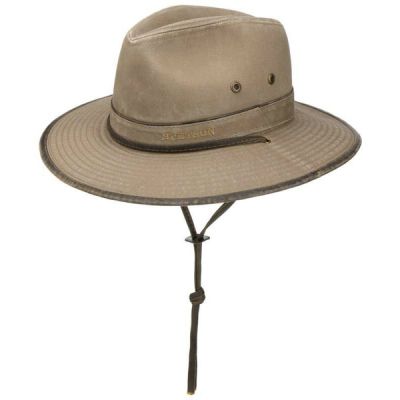 Stetson Traveller Cotton - Brown - Unisex - M - Partioaitta