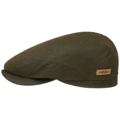 Stetson Driver Cap Waxed Organic Cotton - Olive - Unisex - 59 - Partioaitta, kuva 1 / 1