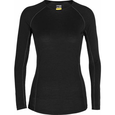 Icebreaker W 150 Zone Ls Crewe - Black - Naiset - M - Partioaitta | Alk. 89,95 €