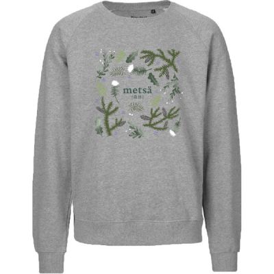 Metsä/Skogen Unisex Sweater Flora Metsä - Sport Grey - Unisex - S - Partioaitta | Alk. 99,95 €
