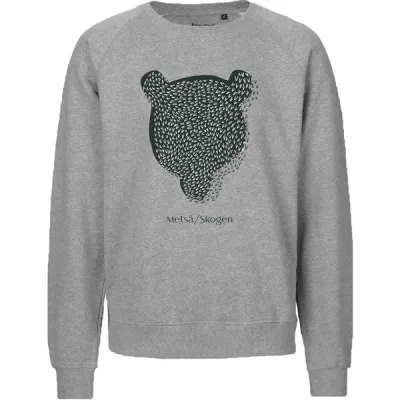 Metsä/Skogen Unisex Sweater Karhu - Sport Grey - Unisex - XXL - Partioaitta, kuva 1 / 1