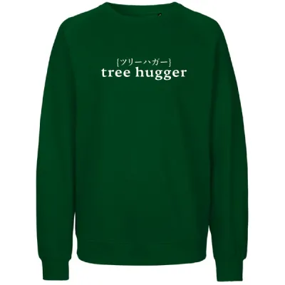 Metsä/Skogen Unisex Sweater Tree Hugger - Bottle Green - Unisex - L - Partioaitta, kuva 1 / 1