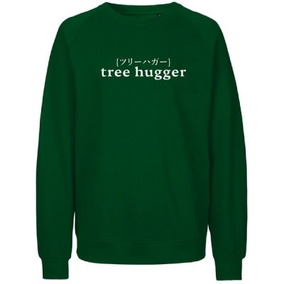 Metsä/Skogen Unisex Sweater Tree Hugger - Bottle Green - Unisex - M - Partioaitta