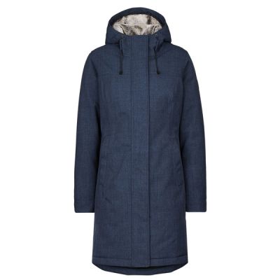 Talvitakki Elkline Apres Ski - Bluemelange - Naiset - 40 - Partioaitta