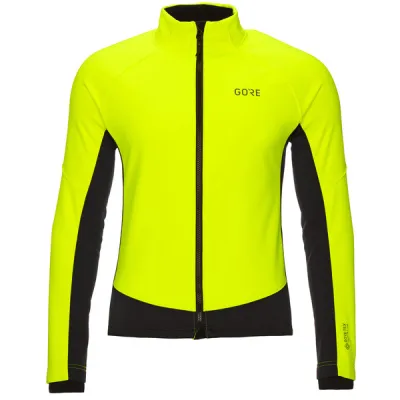 Gore Wear Gore C3 Gore-tex Infinium Thermo Jacket - Neon Yellow/black - Miehet - S - Partioaitta