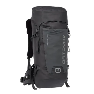 Ortovox Traverse 30 Dry - Black Steel - Miehet - 30 Liter - Partioaitta