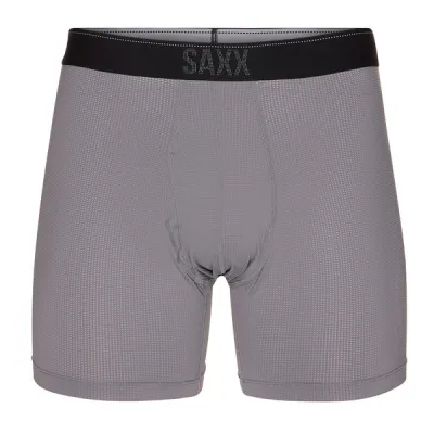 SAXX Quest Qdm Bb Fly 2pk - Black/dk Charcoal Ii - Miehet - S - Partioaitta